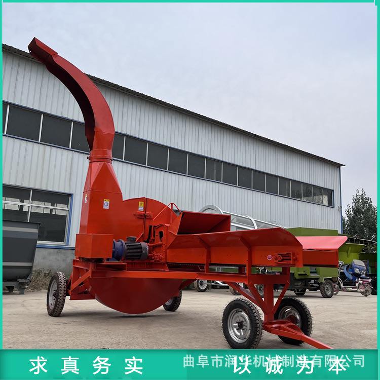 2-30t干湿两用高喷铡草机青贮揉丝粉碎机畜禽养殖自动进料碎草机