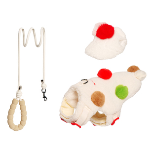 Touchdog它它狗狗胸背牵引绳背心式防挣脱比熊泰迪小型犬衣服冬季