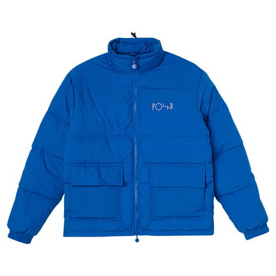 加厚防钻绒大口袋防水羽绒服外套