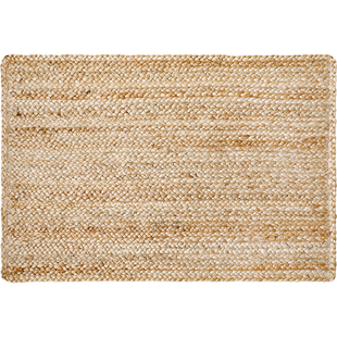 天然黄麻地垫手工编织门垫无胶亚麻地毯客厅自然侘寂风玄关垫定制