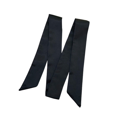 纯色光面小丝巾飘带装饰包包手柄