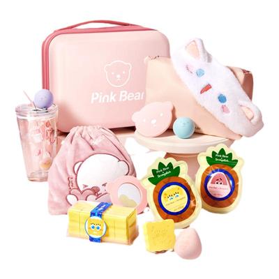 熊熊杂货铺棉柔巾化妆棉粉扑化妆包收纳袋