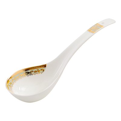 大汤勺骨瓷欧式浮雕工艺勺头加深