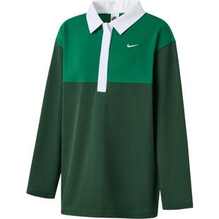 滔搏NIKE耐克女子卫衣运动休闲宽松翻领套头衫IF0358-323