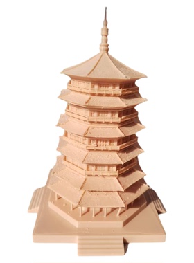 微缩仿真应县木塔黑神话悟空