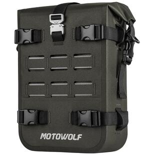 摩多狼摩托车护杠边包硬核防水机车骑行大容量多功能摩旅骑士背包
