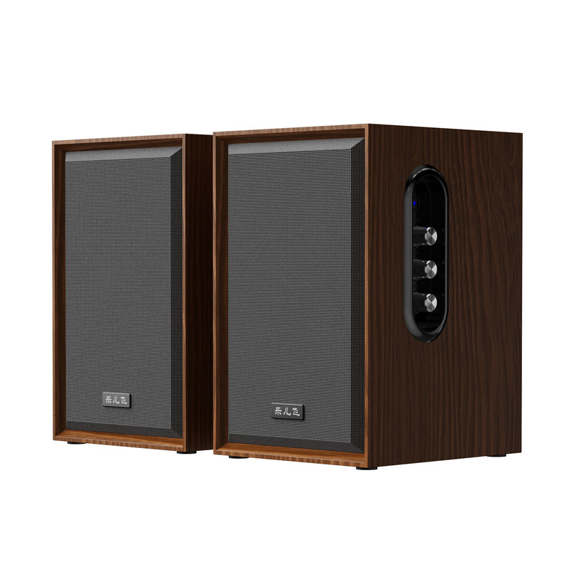 木质音响双声道互联居家立