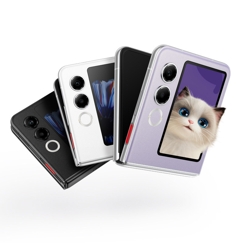 晒单返50元/nubia努比亚Flip 2小折叠大副屏内外双屏PWM调光高清美颜前摄悬停摄影Flip2小折叠旗舰店