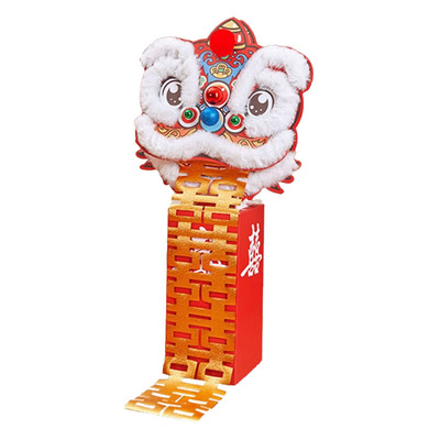结婚粉色醒狮婚房布置套装订婚礼