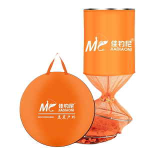 佳钓尼鱼护钓鱼装鱼网兜黑坑加大防挂速干网袋钢圈渔护包野钓专用