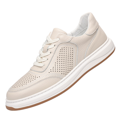 头层牛皮男鞋夏季镂空透气皮凉鞋