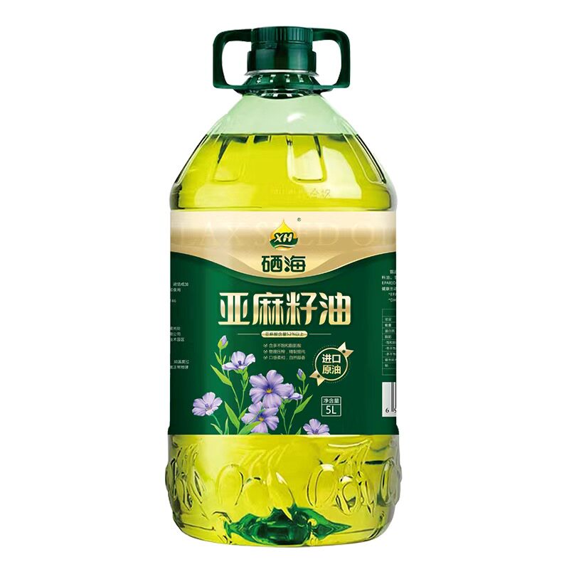 硒海亚麻籽油月子油5L装