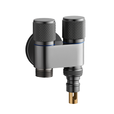 【质量T0P1】角阀一进二出水龙头