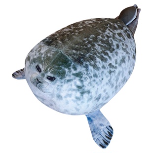 仿真海豹毛绒玩具治愈系儿童布娃娃睡觉抱枕水族馆纪念品生日礼物