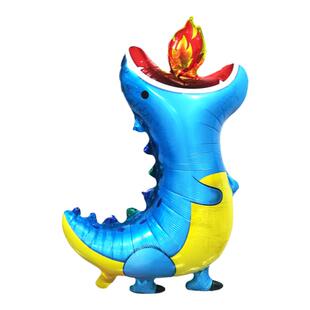 大号动物恐龙铝膜气球侏罗纪丛林恐龙聚会生日气氛布置装饰气球