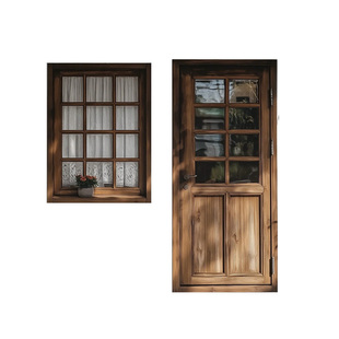 实木门窗古镇复古平开门8090仿旧原木门窗餐厅酒馆包厢门商店铺门
