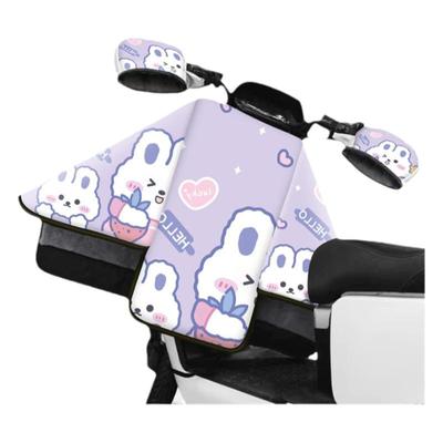 保暖防寒分体冬季款电动车挡风被