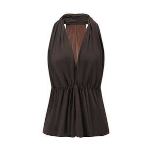 OUDE WAAG 26春夏新款  独特摩登拼接系腰背心