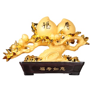 寿桃摆件祝寿贺寿礼物多福添寿大送老人爷爷奶奶长辈实用生日礼品