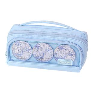 Planwith笔袋高颜值ins风文具盒女孩款透明铅笔盒男女生2026年新款大容量痛包小众不撞款学霸分区收纳文具袋