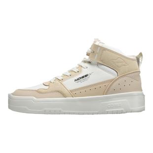 乔丹高帮女鞋运动鞋女款秋季款休闲鞋时尚情侣鞋厚底增高皮面板鞋