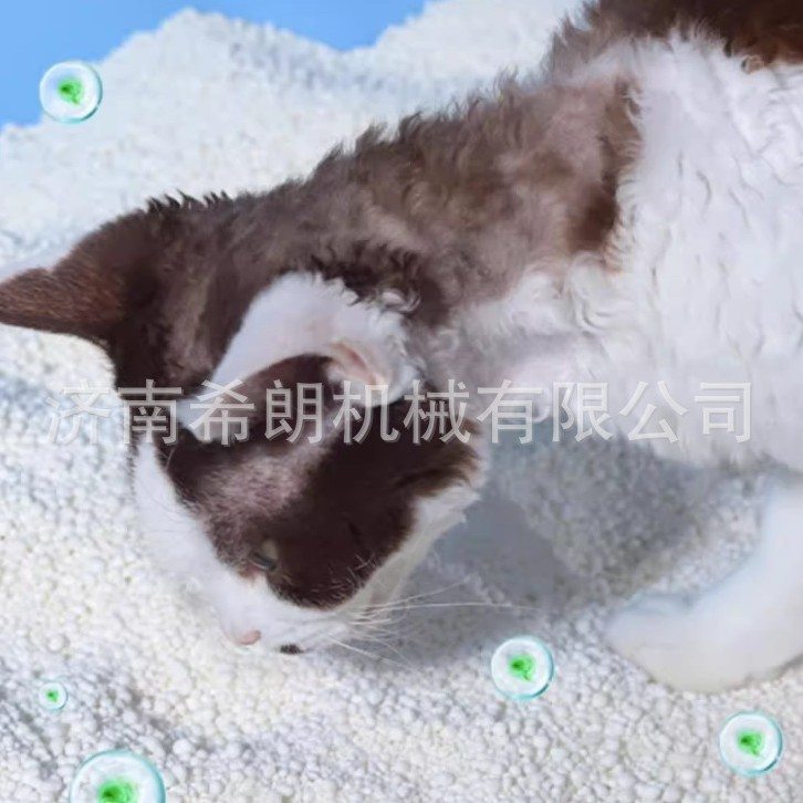 淀粉猫砂设备 木薯淀粉猫砂挤压机 环保猫砂生产机器 猫砂破碎机