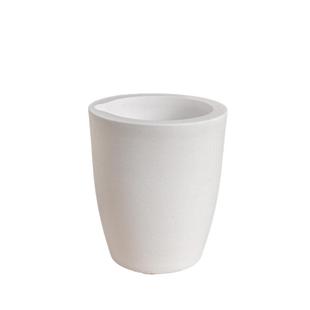 艺辉耐高温石英坩埚熔金杯C系列铂金熔炼高频炼金窝耐火碗溶金碗