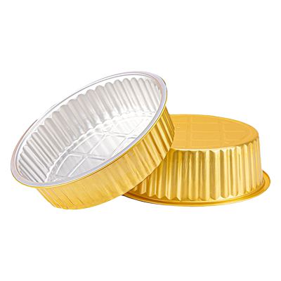 赛卫士圆形铝箔餐盒明火加热