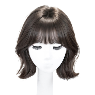 假发全头套女Wendy短发隐形无痕自然仿真发时尚减龄整顶假发头套