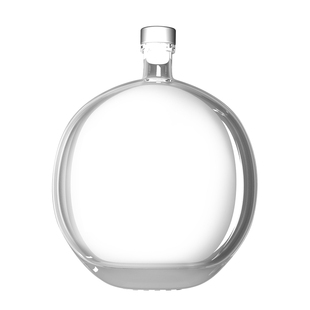 玻璃泡酒瓶空瓶子密封圆形高档自酿容器果酒一斤存散白酒瓶小酒瓶