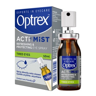 Optrex爱滴氏润眼喷雾滴眼液缓解眼干涩疲劳视力模糊隐形眼镜可用