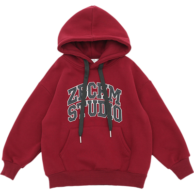 男童加绒卫衣一体绒加厚儿童外套