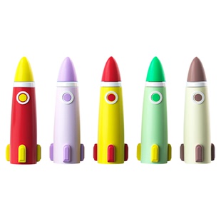 火箭造型铅笔帽笔套铅笔套软胶保护套小学生幼儿园初学者儿童男女孩延长器笔盖笔帽洞洞笔粗杆细杆大三角B1