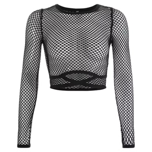 Mesh hollowed out strap as a base women 女士网格镂空绑带打底