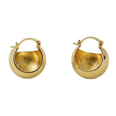 时髦法式复古圆球形耳环