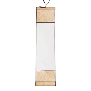 庆学堂空白卷轴宣纸书法专用作品纸毛笔字长卷手卷画轴挂画半生半熟国画字画书画立轴横轴挂轴画纸装裱定制