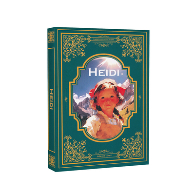 英文原版小说 海蒂 Heidi Lessons at Home and Abroad 阿尔卑斯山的少女小海蒂和爷爷Johanna Spyri 回望文学名著系列进口英语
