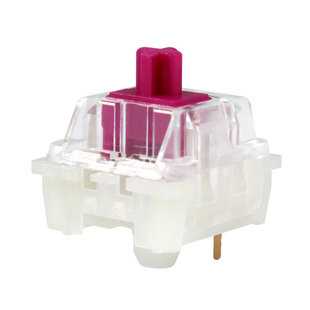 KTT酒红轴 康腾特客制化 机械键盘轴体精润kkt 水晶麻将音厚润53g