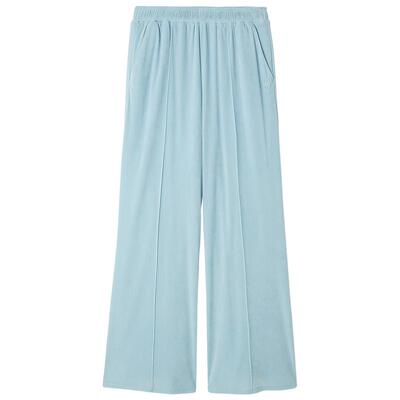 Mila Owen秋冬日系通勤纯色百搭丝绒宽松休闲裤09WCP254050