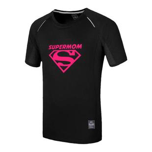 Superman超人速干T恤男女跑步健身透气短袖休闲宽松动漫周边上衣