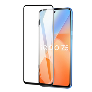 适用iqooz5钢化膜z5x手机膜vivoiqooz5x爱酷iqz5全屏ipooz保护iqqoz全包iq00z黑边lqooz5iqoozx贴膜vivoiq00