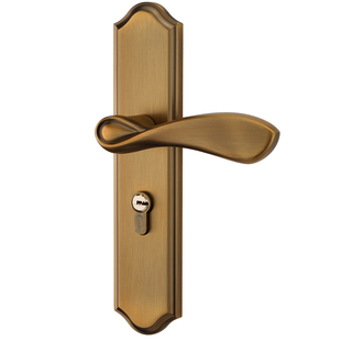 现代简约门锁室内卧室实木门锁家用房间门锁门把手磁吸静音门锁套