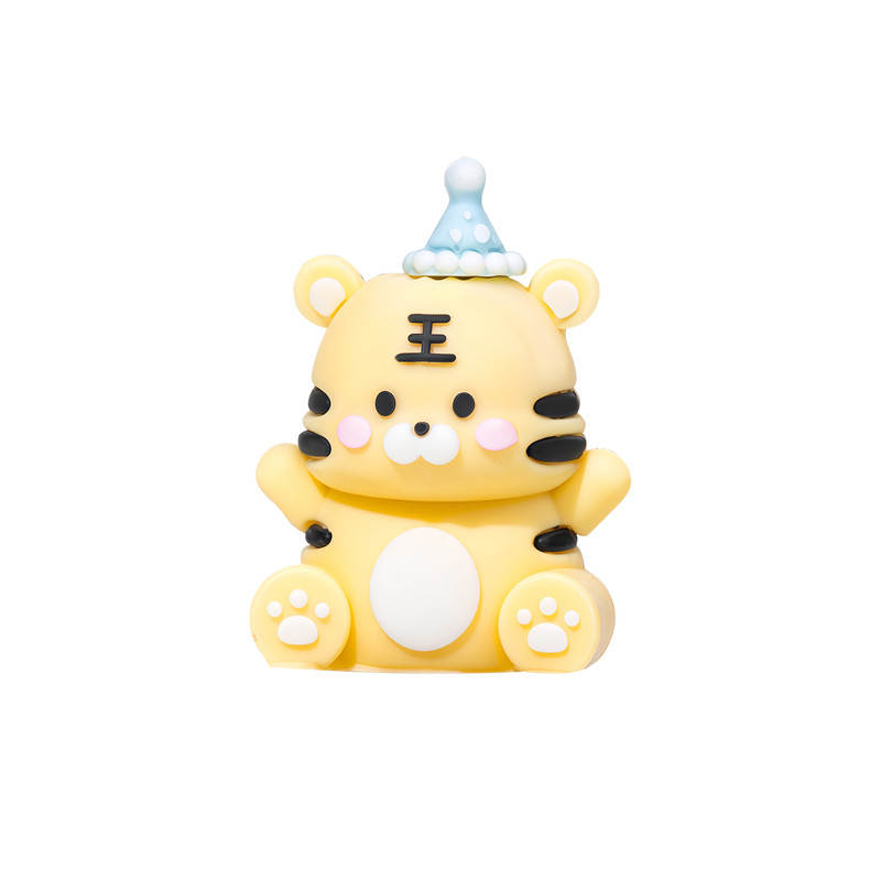 立体卡通动物巧克力老虎狮子小象牛奶巧克力