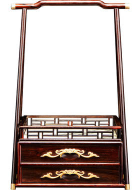 收纳柜古代手提箱老挝大红酸枝