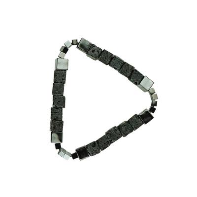 西美社小众设计师原创火山岩手链