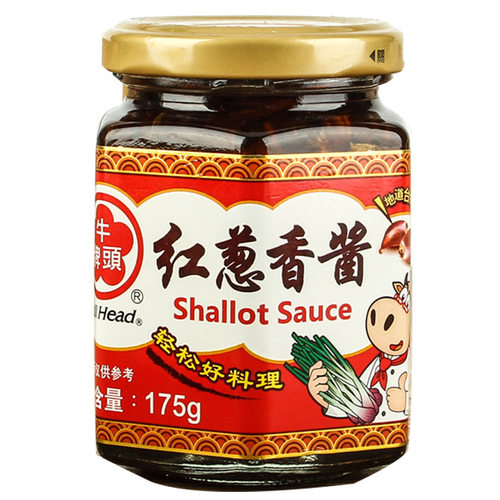 台湾牛头牌红葱香酱175g小包装葱油拌面酱拌饭料家用下饭神器蘸料