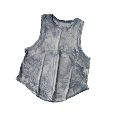 运动背心网纱T恤无袖罩衫外穿