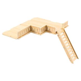 金丝熊仓鼠笼子二层平台配件内造景家具楼梯玩具攀爬躲避用品大全