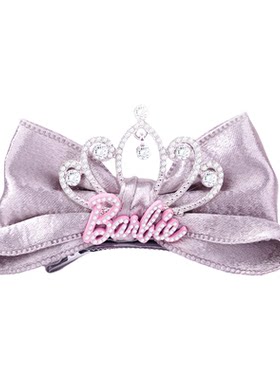 Barbie芭比正品蝴蝶结皇冠发夹