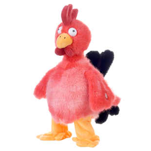 提脖子会叫电动小鸡尖惨叫毛绒玩具女孩玩偶会唱歌跳舞的疯狂搞笑